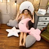 Plush Sky Pillows Emotional Moon Star Cloud Shaped Pillow Pink White Grey Room Chair Decor Seat Cushion ► Photo 2/6