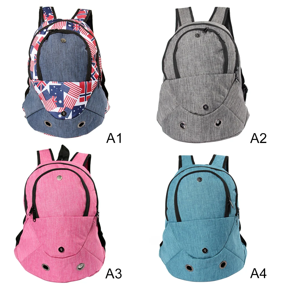 Outdoor Pet Dog Carrier Bag Travel Breathable Adjustable Backpack Front Bag Cat Shoulder Bag Cloth Adjustable Straps New O23