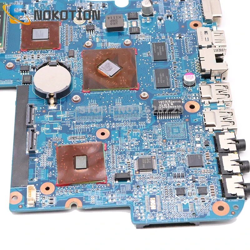 NOKOTION материнская плата для ноутбука hp DV6 DV6-6000 hp MH-41-AB6300-D00G 642528-001 640451-001 644643-001 разъем S1 DDR3 Бесплатный процессор