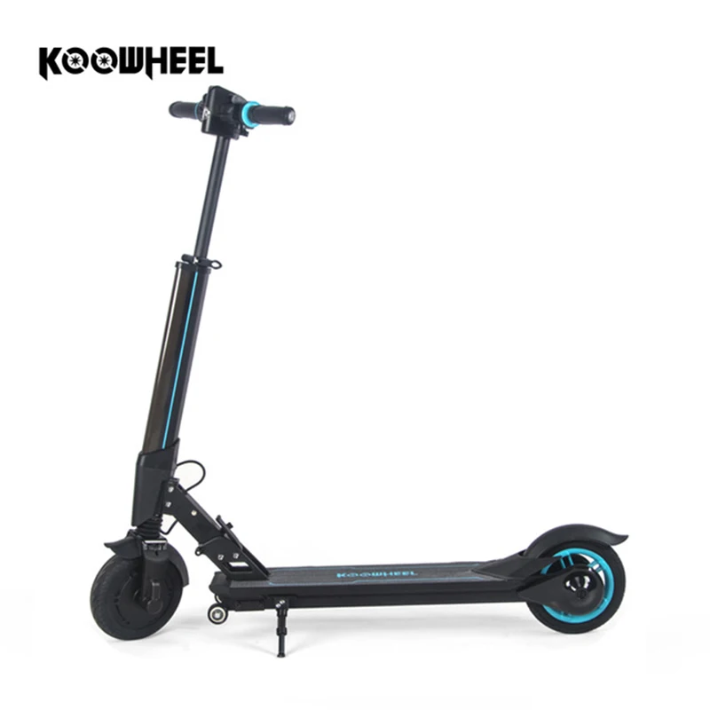 Koowheel E1, электрический самокат для взрослых, складной, длинный, электрический самокат, 6000 мА/ч, литиевая батарея, электрический скейтборд с приложением - Цвет: Blue