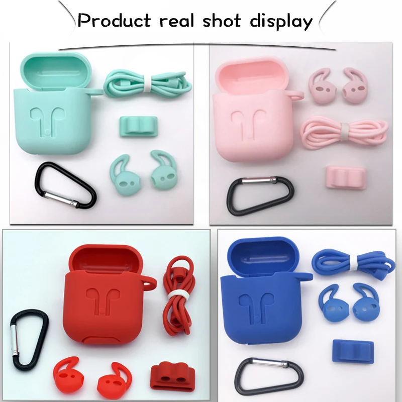Беспроводные bluetooth-наушники, силиконовый чехол для Airpods, чехол для ключей, защита от пыли, мягкий чехол, аксессуары для Airpods для i12