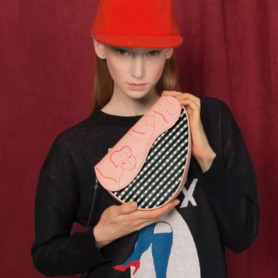 TANTO store YIZI оригинальная креативная новая Персонализированная сумка на одно плечо из искусственной кожи с цепочкой Повседневная сумка через плечо Маленькая женская сумка
