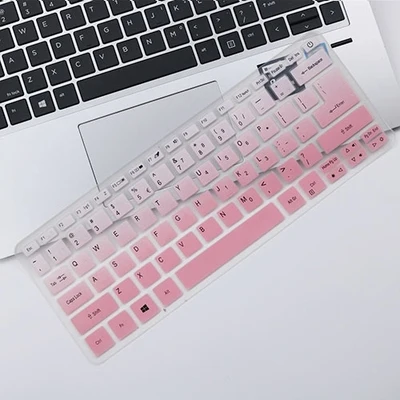 Силиконовый чехол-клавиатура для acer Swift 3 SF314-52 SF314-54/Swift 1 SF114-32 14 дюймов i5 8250U ноутбук - Цвет: Gradientpink