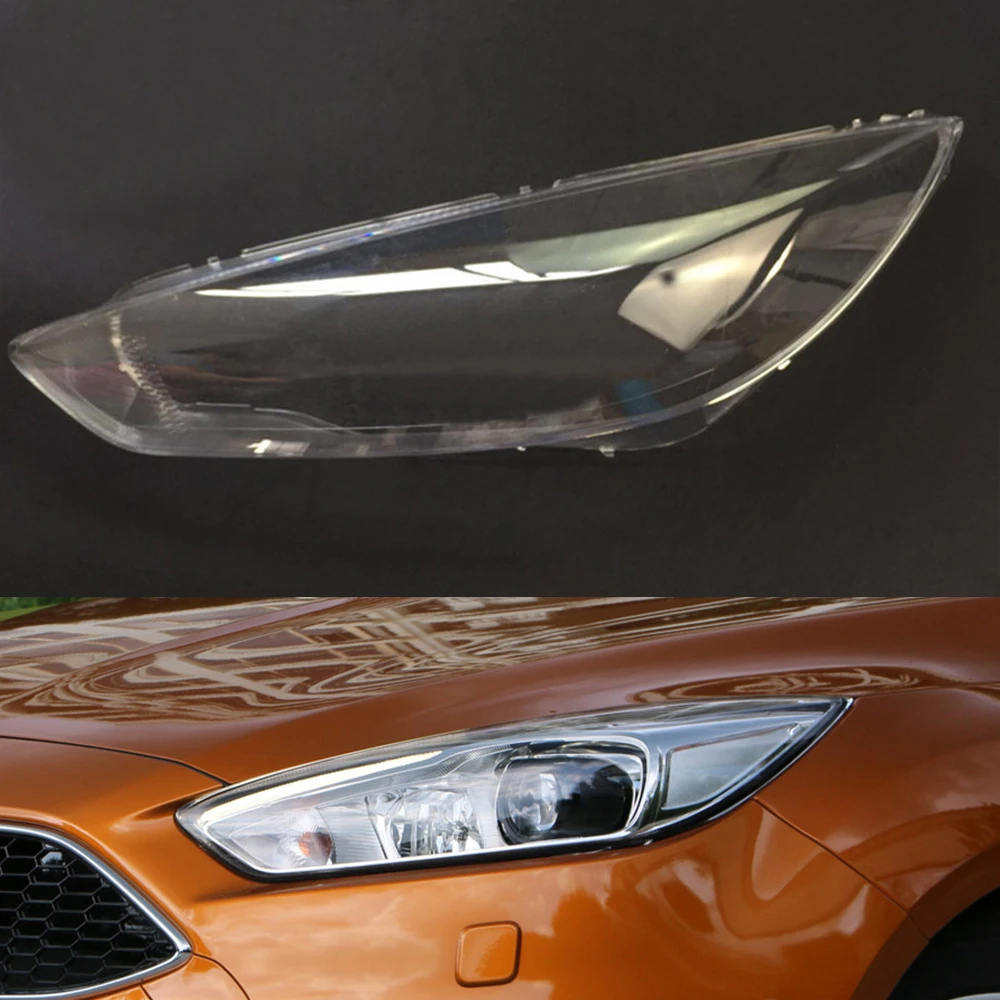 Driver Side Для Ford Focus фары объектив фары автомобиля крышка Замена прозрачные линзы Авто оболочка Крышка - Цвет: Driver Side