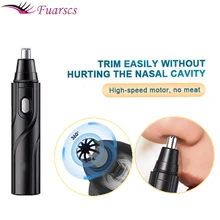 Battery Powered Electric Nose Hair Trimmer Men'S Nose Cleanhair Remover Men'S Artifact Rechargeable Nose Hair Scissors Womenbatt