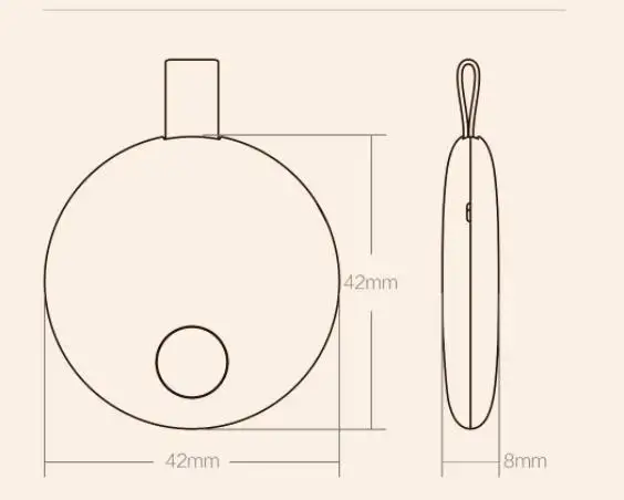 Молодежная версия xiaomi умное устройство против потери интеллектуальная позиционная сигнализация поиск трекер карман для маячка для животных ключ
