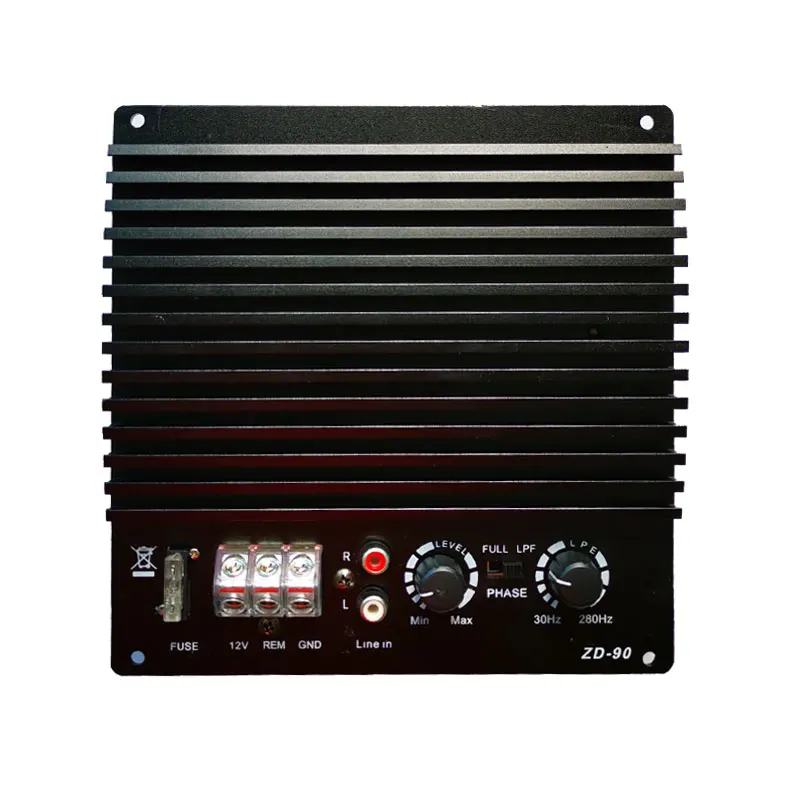 

High-power Amplifier Board Single Channel Car Audio Subwoofer Motherboard 12V Car Speaker Modification