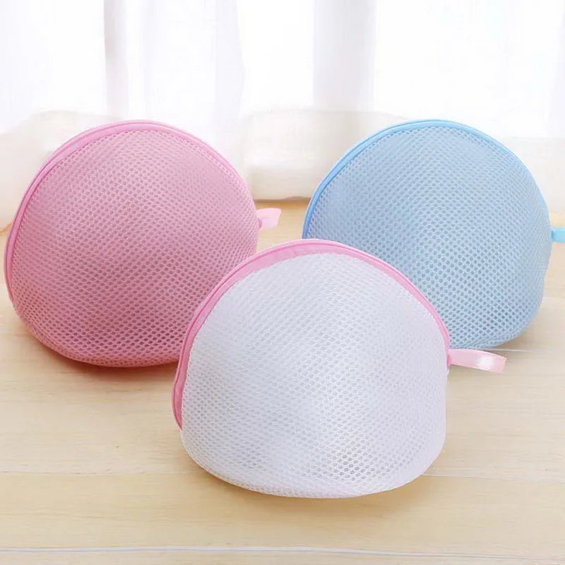 

Nylon Zippered Foldable Laundry Bag Bra Socks Underwear Clothes Washing Machine Protection Net Mesh Bag Laundry Basket Dropship
