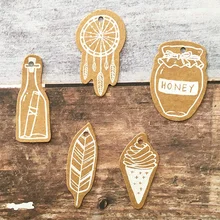 50 шт. ретро крафт-закладки Ловец снов бумажные бирки Ручной Работы Висячие бирки DIY Этикетка Подарочная коробка деко бумажные карты