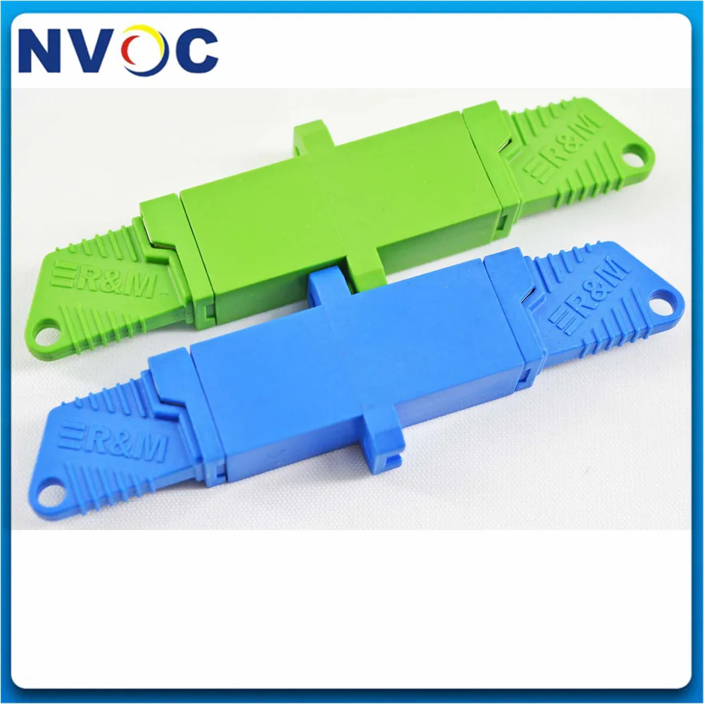 

High quality E2000 Fiber Optical Adaptor(5Pcs E2000/APC SM SX Fiber Adapter+ E2000/UPC Flange Fiber Optic Adaptor)