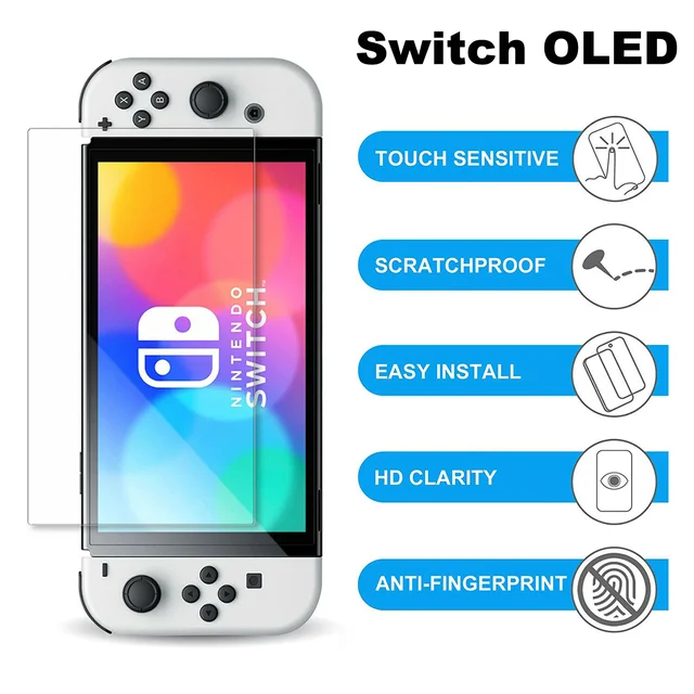Zestaw akcesoriów do przełącznik NS torba do noszenia OLED z 10 gniazdami gra karciana przejrzysta obudowa Case do przełącznika Nintendo OLED 6