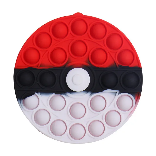 New Popit Mini Money Wallet Fingertip Toys Push Bubble Popite Pendant Bag Hot Sale Adult Decompression Toys Children Anti-Stress pikaqiu01