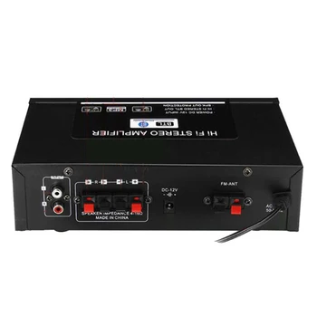 

5.0 Bluetooth HIFI Amplificador o Power HiFi Amplifier DC 12V/220V AV Amp Speaker with Remote Control Micro-Input