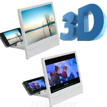 

3D Phone Screen Amplifier HD Magnifier Universal Video Amplifier Smartphone Stand Folding Desktop Holder