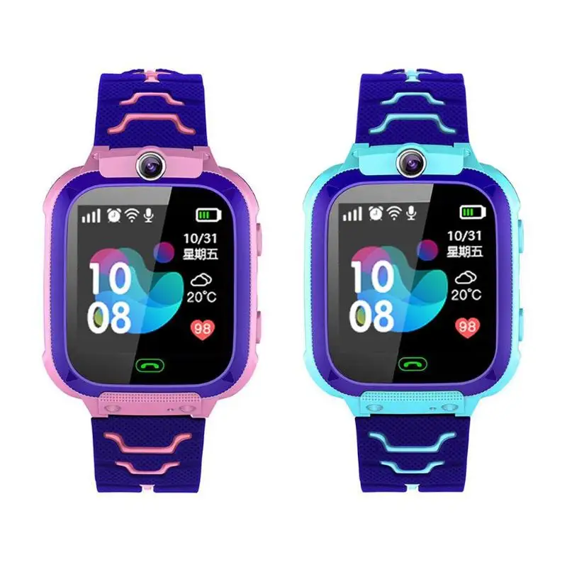 

Children Smart Watch Camera Lighting Touch Screen SOS Call Touch Screen LBS Tracking Location Finder Kids Baby Smart Watch
