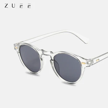 

Vintage Luxury Sun Glasses Fashions Oval Small Sunglasses Classic Trends Female Transparent Shades for Women UV400