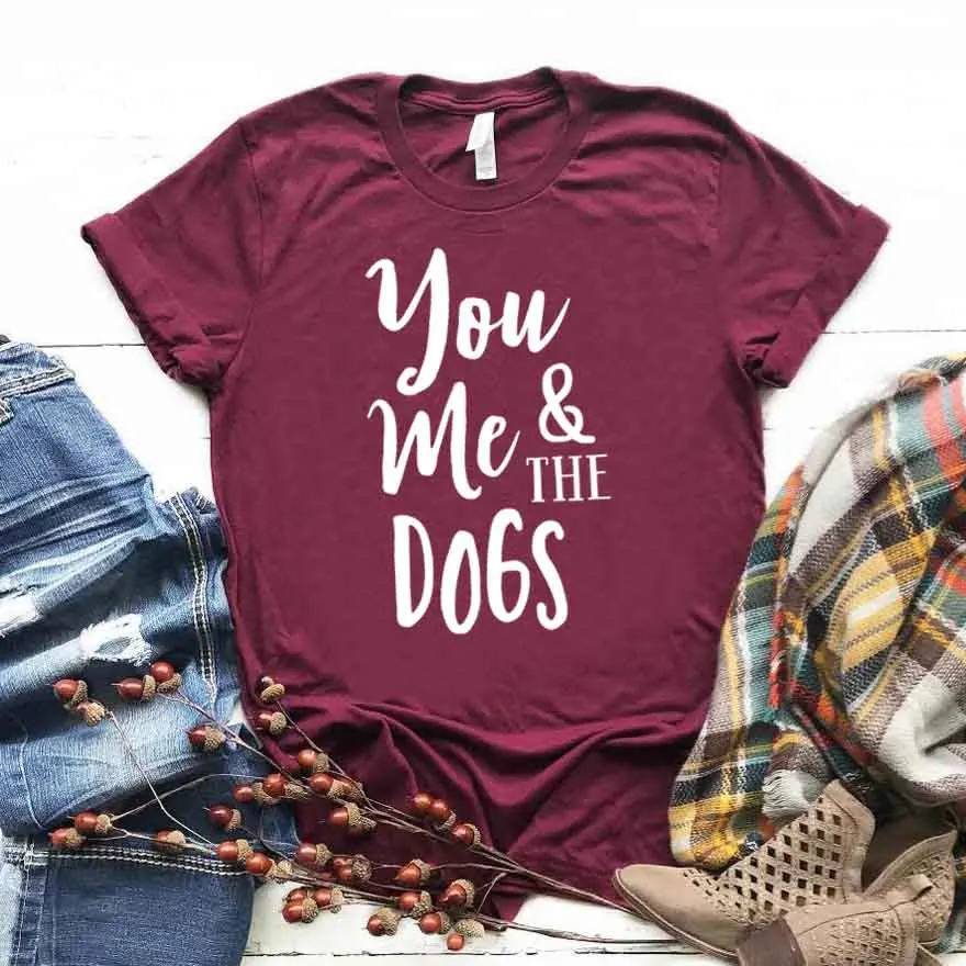 

Футболка женская с принтом «You Me and The Dogs»