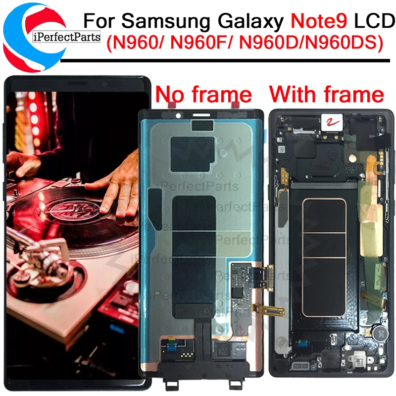 6,4 ''AMOLED для samsung Galaxy Note 9 N960F N960D N960DS N960 ЖК-дисплей сенсорный экран дигитайзер в сборе для samsung note 9 lcd