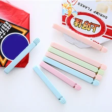 5 шт./лот, переносные зажимы для пищевых продуктов, для хранения еды, для закусок, уплотнительные зажимы для мешков, уплотнительные зажимы, зажим для еды, закрывающийся зажим, инструмент для кухни