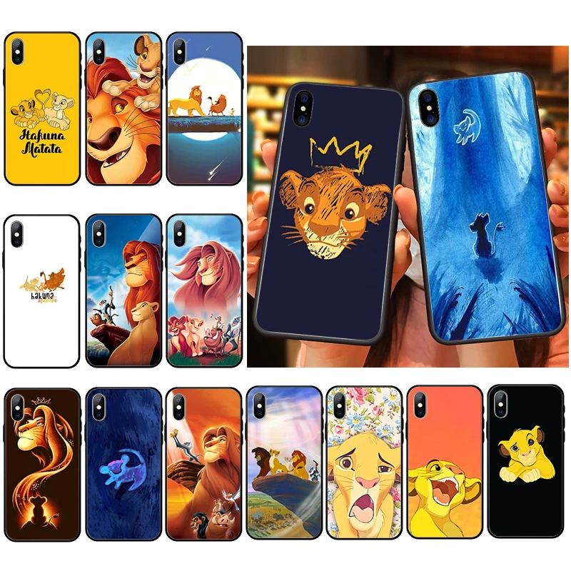 

Yinuoda Simba the lion king Novelty Fundas Phone Case Cover for iPhone 8 7 6 6S Plus 5 5S SE XR X XS MAX 11pro max Coque Shell