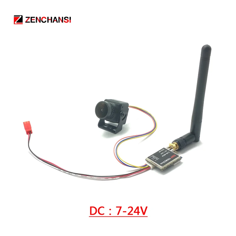 EWRF FPV set 5.8G 40CH 7 inch HD IPS 1024*600 monitor with 600mw transmitter and Cmos 1200TVL fpv camera for RC Drone 2