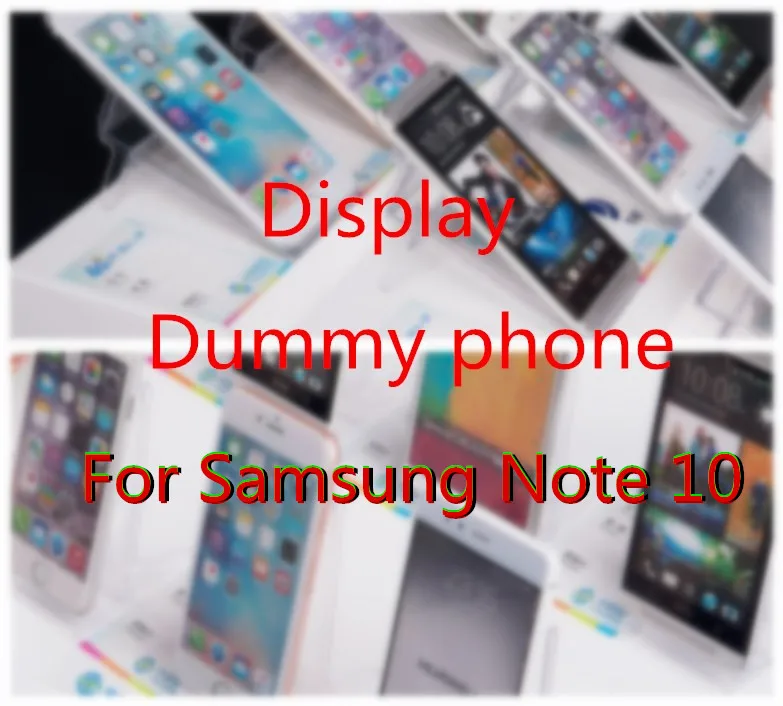 Качество 1:1 игрушка пустышка модель для samsung Note 10 поддельный муляж телефона