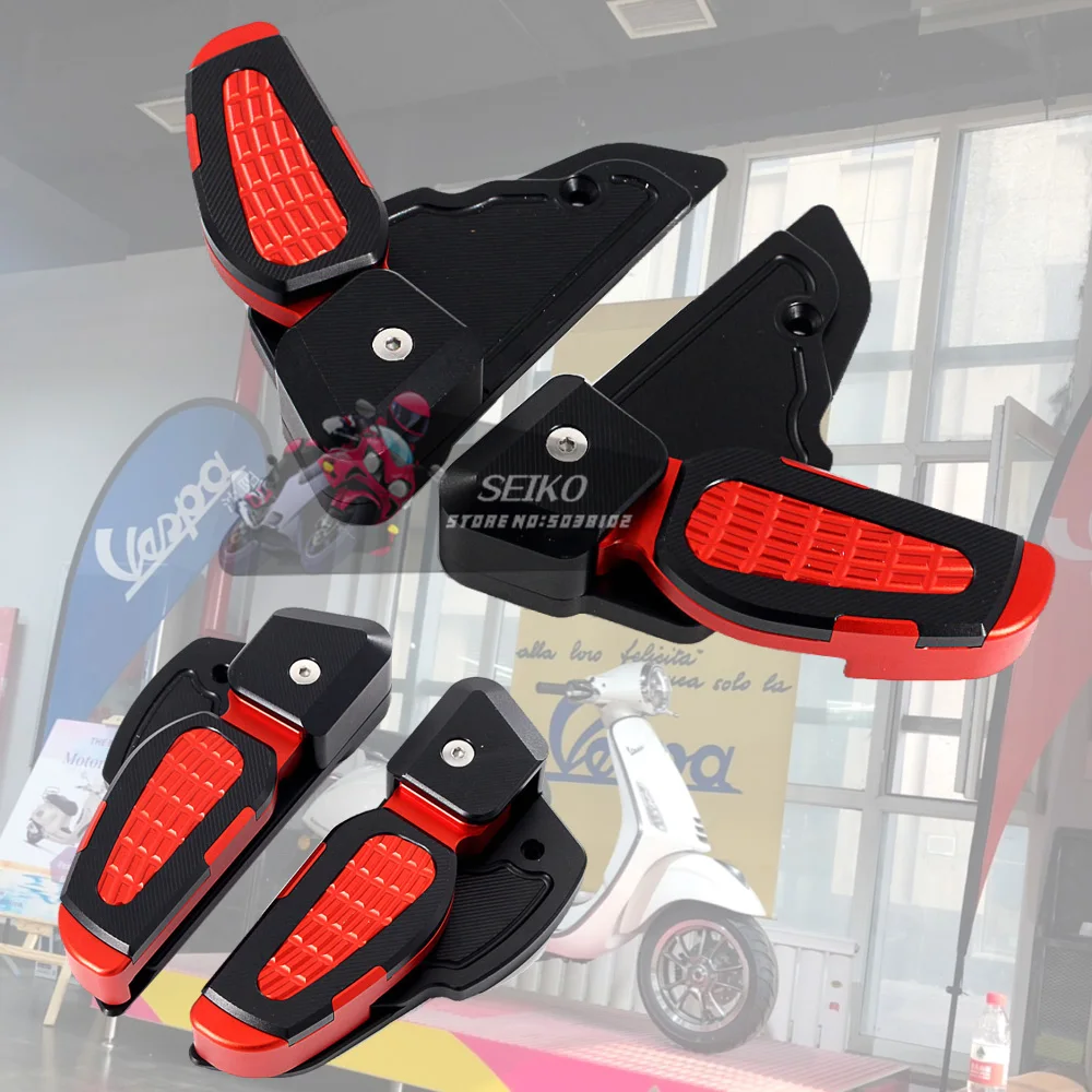 Высококачественные новые продукты педаль для Vespa Primavera складной подножка 150 Sprint 150 аксессуары для мотоциклов