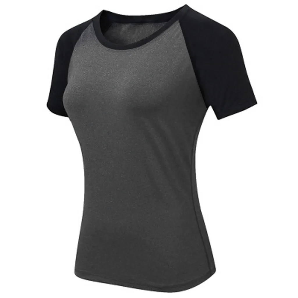 

Gray New Balance Female Women's Transform Tee Short Sleeve T-shirt Relaxed Fit Fitness Gym Training Sports Wear T-shirt 0f#