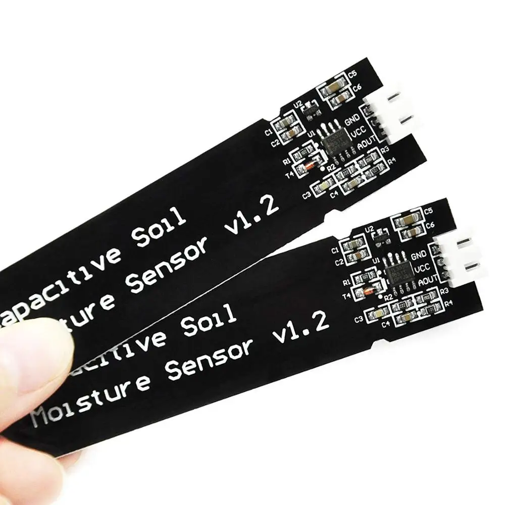 Corrosion-Resistant Capacitive Soil Moisture Sensor for Arduino and DIY Garden Watering Projects Accurately detect soil moisture levels with our capacitive sensor, designed for Arduino and DIY garden watering projects, ensuring corrosion resistance and reliable performance. Accurately detect soil moisture levels with our capacitive sensor, designed for Arduino and DIY garden watering projects, ensuring corrosion resistance and reliable performance. H36d53a3380b347e3876738d737e2f473p -