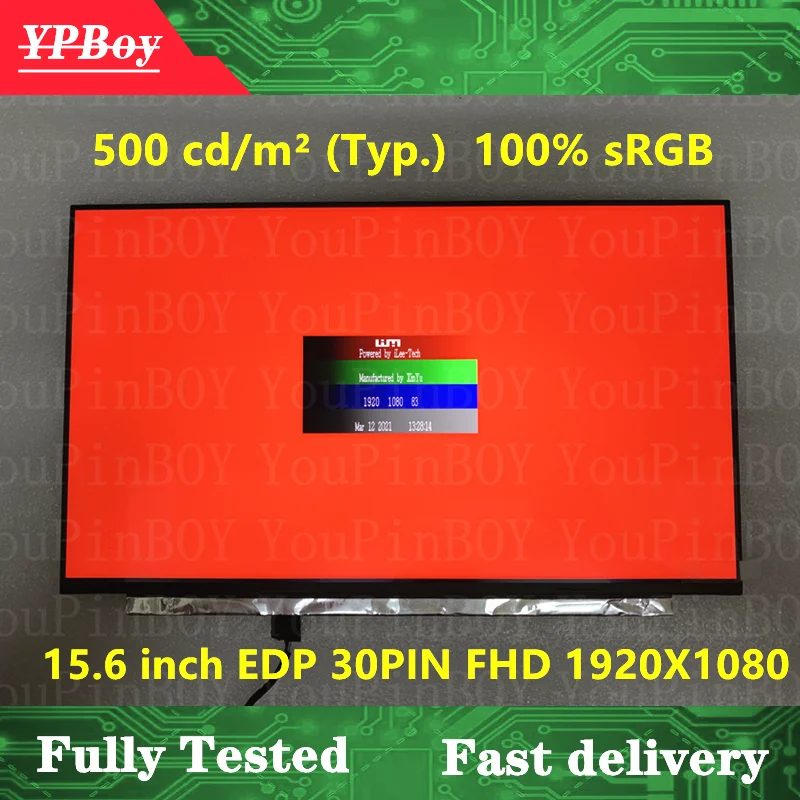 15 6 дюймов N156HCE-GN1 IPS 72% NTSC Яркость 500 компакт-дисков/м² FHD 1920X1080 30 контактов вопрос