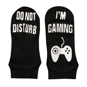 

1 Pair Women Mens Funny Printing Word Stockings Crew Socks Casual Tube Socks