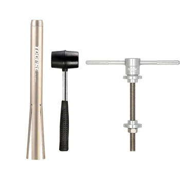 

TOOPRE Bicycle Headset Installation Removal Tools Bike Bottom Bracket Cup Press Fit Install Tool Set with Hammer