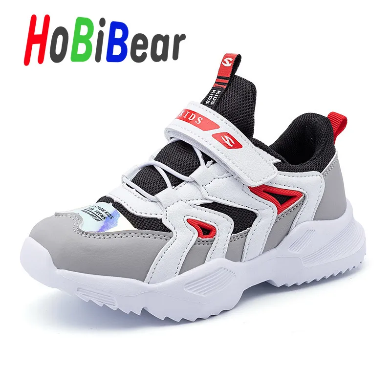 HOBIBEAR/детские кроссовки для девочек; коллекция года; сезон весна-осень; детская обувь; модная детская спортивная обувь для мальчиков; брендовая повседневная обувь для мальчиков