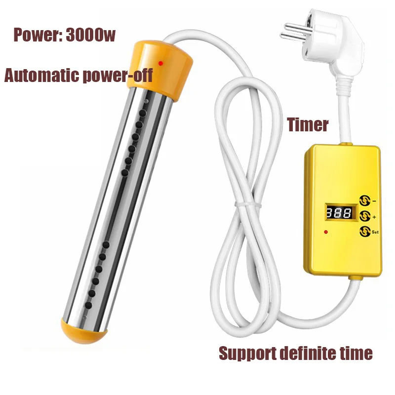 3000W Elemen Pemanas Air Boiler Pemanas Listrik Portabel Suspensi  Pencelupan Kamar Mandi Kolam Renang Steker AU/EU/UK - AliExpress