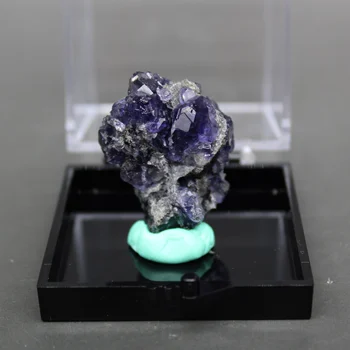 

100% Natural Polyhedral Tanzanite Purple fluorite cluster mineral specimens Gem level Stones and crystals Healing crystal