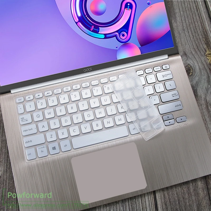 Для ASUS Vivobook S412FL S412fa S412 мкА S412DA S412 FL FA DA мкА 14 ''силиконовый чехол для клавиатуры ноутбука защитная пленка 14 дюймов - Цвет: clear
