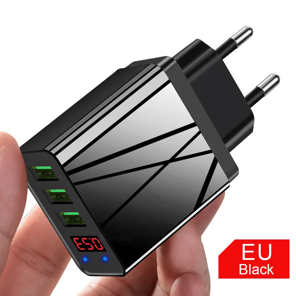 3,0 USB 3 порта быстрое зарядное устройство для samsung S8 S9 Xiaomi Mi 8 быстрая настенная Зарядка для iPhone 7 8 X XS Max iPad US EU версия