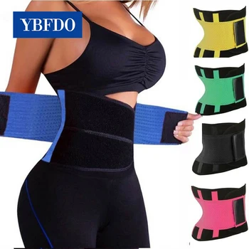 

YBFDO Womens Shaper Unisex Waist Cincher Trimmer Tummy Slimming Belt Body Shapers Waist Trainer Woman Postpartum Corset Shaper