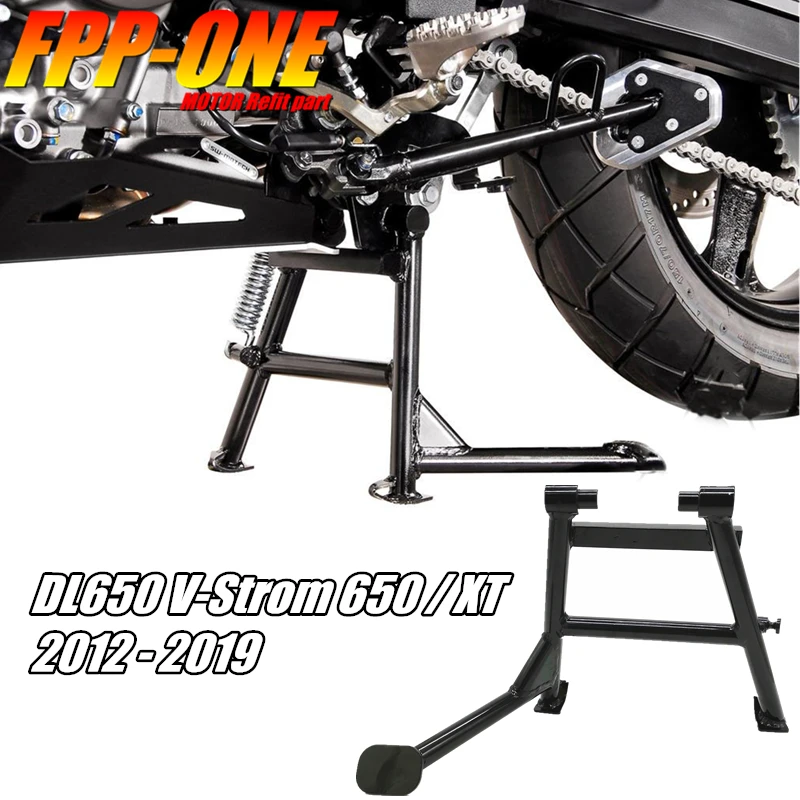 Voor Suzuki DL650 V-Strom 650 Xt 2011-2019 Motorfiets Accessoires Black Heavy Metal Ondersteuning Bracke Verhoogde Parking rack Voor Suzuki DL650 V-Strom 650 Xt 2011-2019 Motorfiets Accessoires Black Heavy Metal Ondersteuning Bracke Verhoogde Parking rack