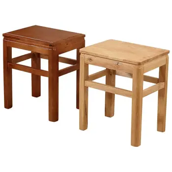 

Stool home fashion creative small bench chair adult low stool lazy solid wood square stool modern dining table stool