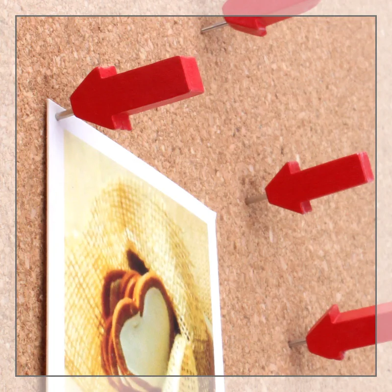 

MOGII, 40 шт., офисные и школьные принадлежности, маркеры для карт, деревянные шпильки для рисования, фото, настенные шпильки, пробковая доска, кнопки-стрелки