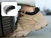 Luxury Style Work Safety Shoes Men's Shoes Waterproof Non-slip Breathable Winter Boots Warm Indestructible Tactical Boots ► Photo 2/6