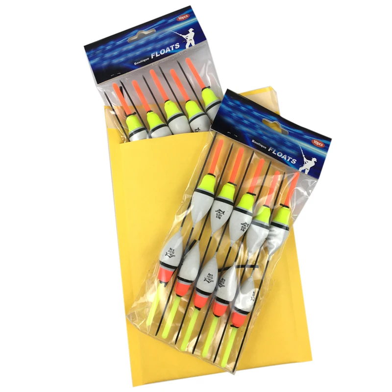 10pcs Glowing Fishing Float Floating Luminous Bottom Floater Moving