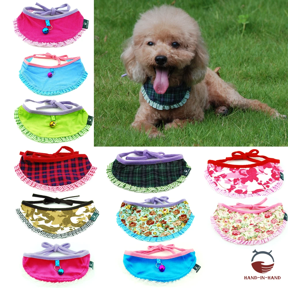 

Dog Cat Scarf Pet Accessories Ribbon style Triangular Bandage