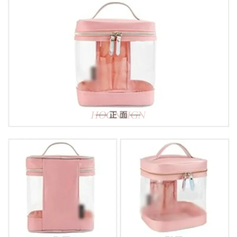 

make up accessories Transparent Thick Pvc Large Capacity Simple Cosmetics Bag Portable Skin Care Products Travel Professional C