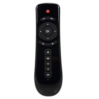 

For T2 Aerial Mouse Smart Remote Control Mini Wireless Keyboard Gyroscope For Android Tv Box Black Plastic Without Battery