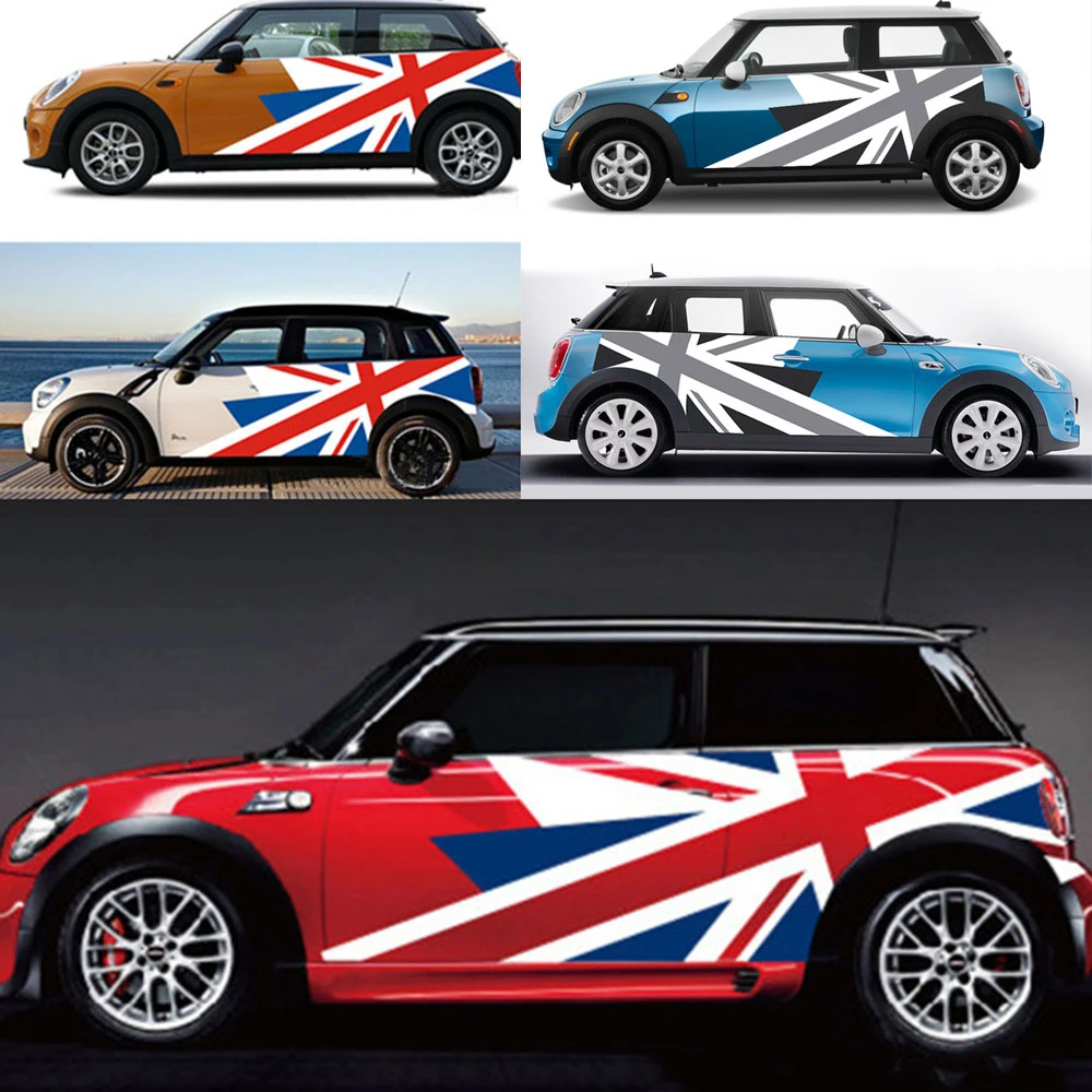 Наклейки на внешние двери и боковые кузова автомобиля Union Jack наклейка для мини