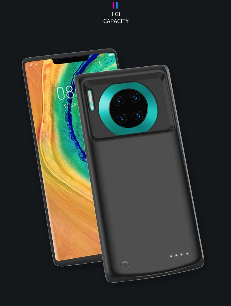 6800 мАч Внешний аккумулятор чехол для huawei Mate30 30Pro пакет резервного аккумулятора зарядное устройство чехол для huawei Mate30/30Pro