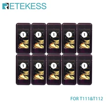 Retekess 10 шт. пейджер приемник для T111/T112 беспроводной Ресторан подкачки очереди системы вызова 433 МГц