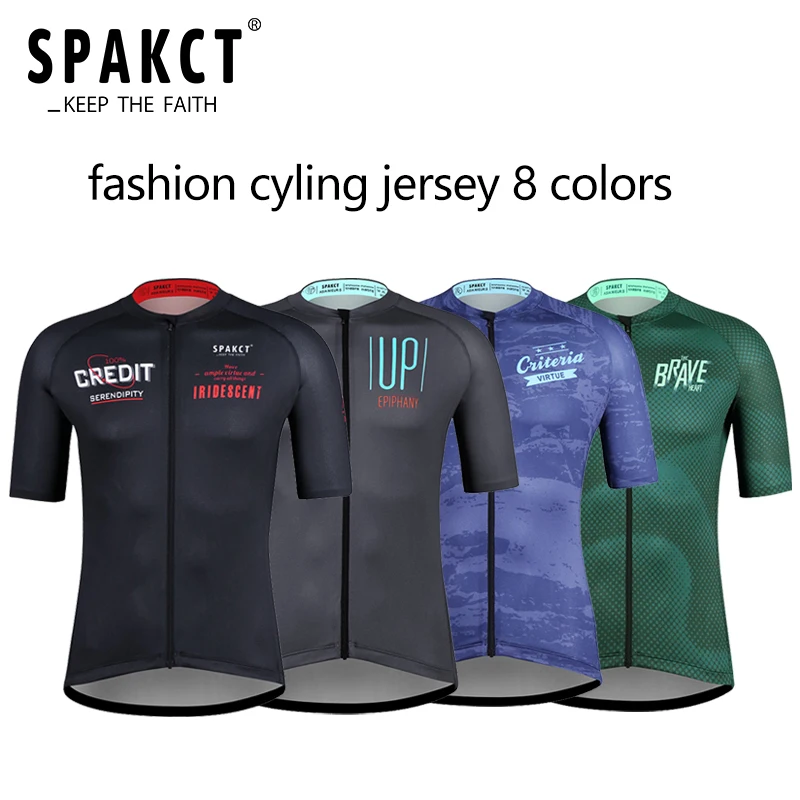 SPAKCT Men Cycling Jersey MTB Maillot Bike Shirt Jersey Man High